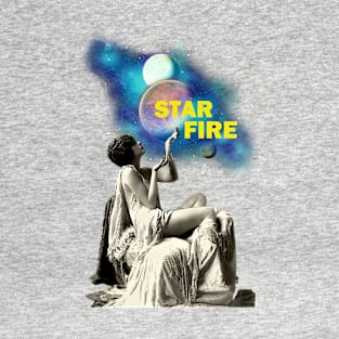 Star Fire Occult Sci Fi Vintage Belle T-Shirt